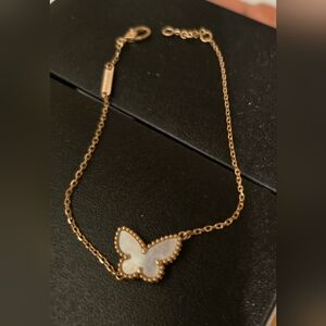 18K Gold Butterfly Bracelet